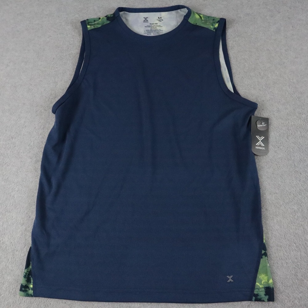 Xersion Shirt Mens Medium Quick-Dri Training Tee Active Tank Gym Sleeveless NWT